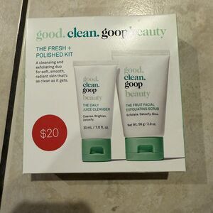 good.clean.goop beauty The Daily Juice Cleanser, And The Fruit Facial Scrub